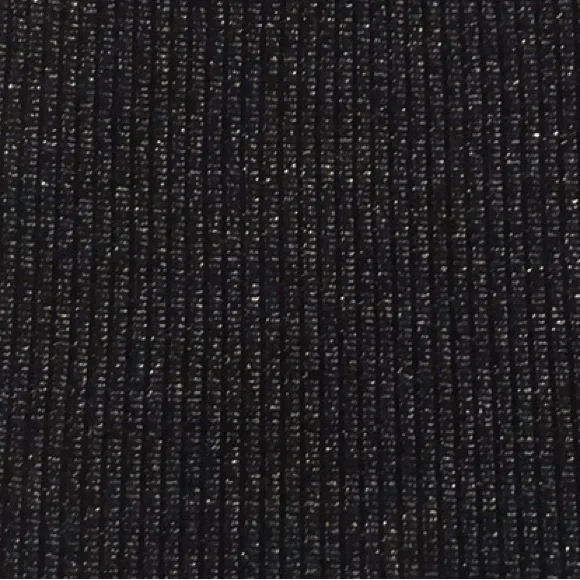 American Eagle Sweater Tank Cami Black Glittery Women's Top Rib Knit Medium - Picture 3 of 4